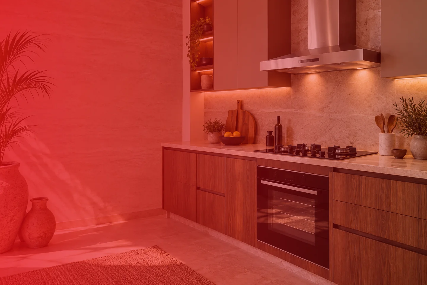 Illustrative kitchen and appliance scene for Moulinex